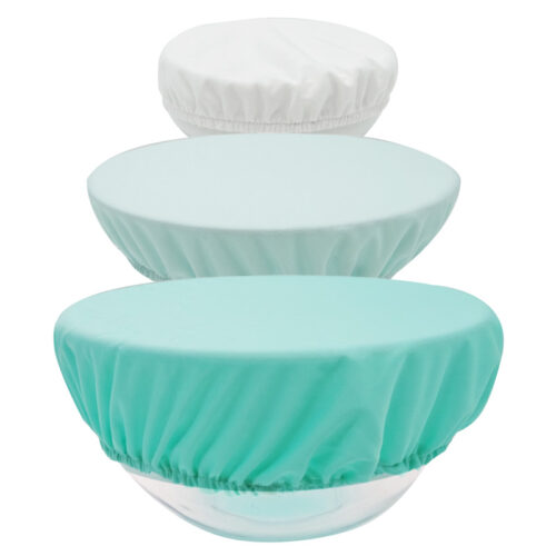 Set de 3 Couvre plats en tissu – tailles XS, S et M – Camaïeu de Jade