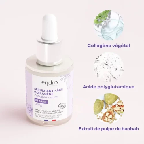 Sérum Anti-âge Liftant – 1,5% Collagène – Endro Cosmétiques