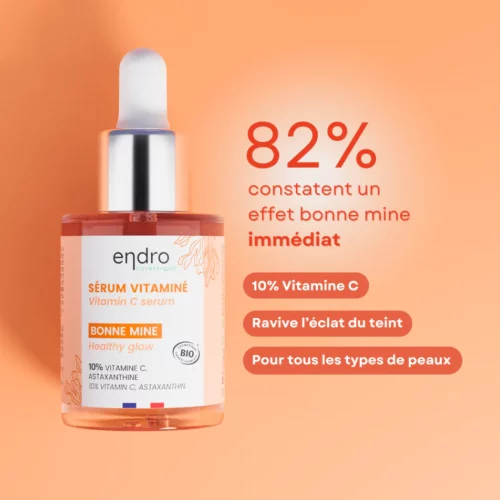 Sérum Bonne Mine – 10% vitamine C – Endro Cosmétiques