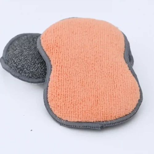 Kit vaisselle : 1 brosse et 2 éponges réutilisables et lavables
